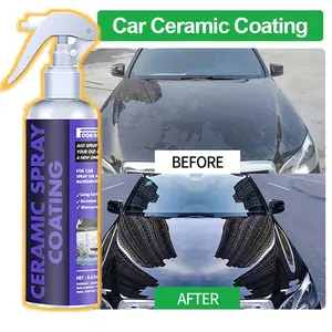 Car Ceramic Coating Spray, Professional Glass Polishing Compound, Fast Reduction Of Glass Clarity, for Car, Bathroom, RV, Mirror