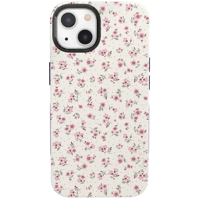 Casely iPhone 13 Mini Case | Cottage Charm | Cottagecore | Bold Protective Design | Compatible with MagSafe