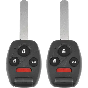 2pcs 313.8MHz N5F-S0084A Replacement Smart Proimity Keyless Entry Remote Key Fob for Honda Civic for Acura MD 2007-2013 4 Buttons Uncut Car Ignition Key 46 Chip
