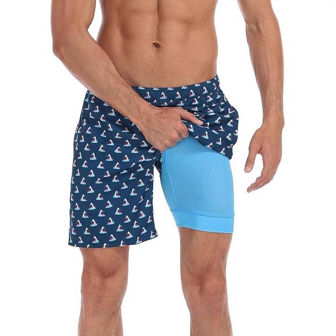 Men's Beach Shorts with Mesh Lining Quick Dry Swimwear, Hawaiian Style Pockets wetsuit Women's Compression Volleyball Shorts Quick-Dry Breathable Swim Trunks Camo Camouflage Swimsuit Bikini Set