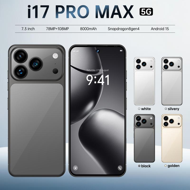 17pro max Andirond phones A17 PRO MAX Android Smartphone, 7.3 Inch Dual ...