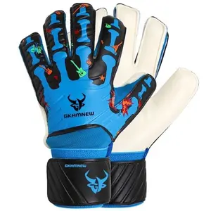 Soccer Goalkeeper Goalie Gloves for Youth Adult and Kids Professional Football Gloves with Strong Grips and Finger Protection Men & Women - Size 6-10