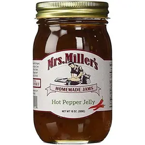 HUGE 18 oz Hot Pepper Jelly Sweet & Spicy, Amish and Homemade, Great Marinade!