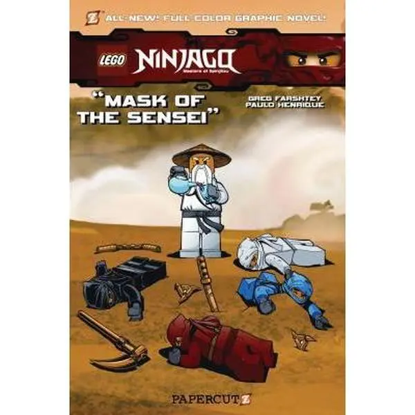 USED Book - Mask of the Sensei (Ninjago #2) by Greg Farshtey (Paperback) - english
