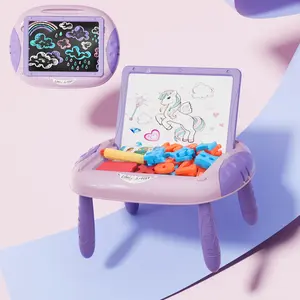 Magic Drawing Boards Double-Sided Erasable Drawing Board for Kids Magnetic Alphabet & Numbers Chalk and Watercolor Set for Creative Learning Fun Doodling and Writing Perfect for Play and Education - Colorful Precision Pens