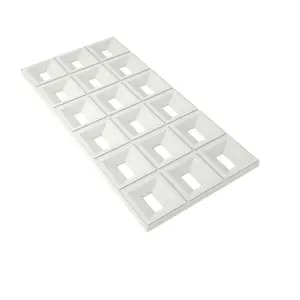 White PU Hollow Brick Wall Panels – Modern Room Divider & Decorative Outdoor Privacy Screen