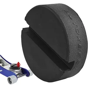 Rubber Jack Pad Trolley Support Pinch Weld Jack Slotted Floor Frame Rail Adapter Car Removal Repair Tool Jacking Lift Pad