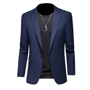New Men's Casual Suit Large Size Slim Suit Jacket Men's Wedding Dress Professional Suit Single Western Jacket Blazer Classic