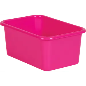 Pink Small Plastic Storage Bin