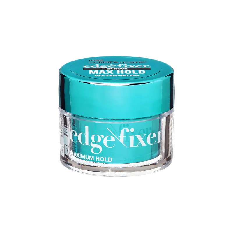 Kiss Colors & Care Edge Fixer Gel - Watermelon | Edge Control, Baby Hair Gel, Maximum Hold, Travel Friendly, 30 ml, Hair Care