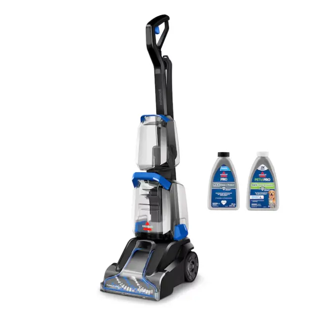 BISSELL TurboClean Upright Carpet Cleaner Lightweight Carpet Shampooer Deep Cleaning Machine for Carpet Area Rugs Upholstery Pet Stains Dirt Removal Powerful Suction Home Floor Cleaner with Easy Fill Tank Compact Portable Carpet Washer