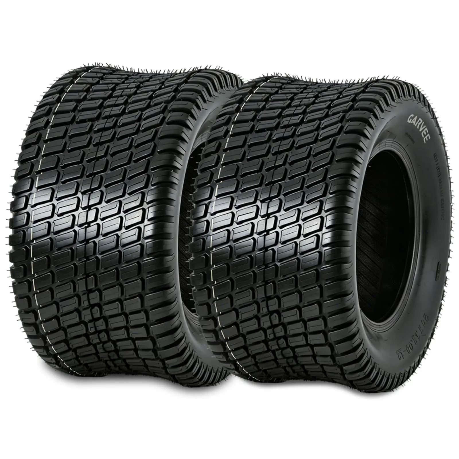 23X8.5-12 Lawn Mower Tires Set of 2, 4 Ply Tubeless Turf Tires 23/8.5-12, 1700 LBS Capacity for Garden Tractor & Cart, NOT for Highway Service