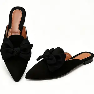 Coutgo Mules for Women Slip On Comfortable Pointed Toe Womens Loafers Women's Flats for Women's Mules & Clogs Slippers Sandals Footwear