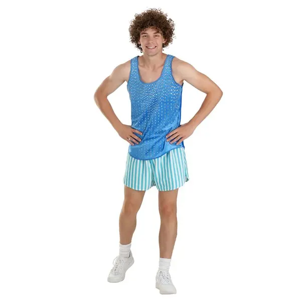 Adult Blue Richard Simmons Costume