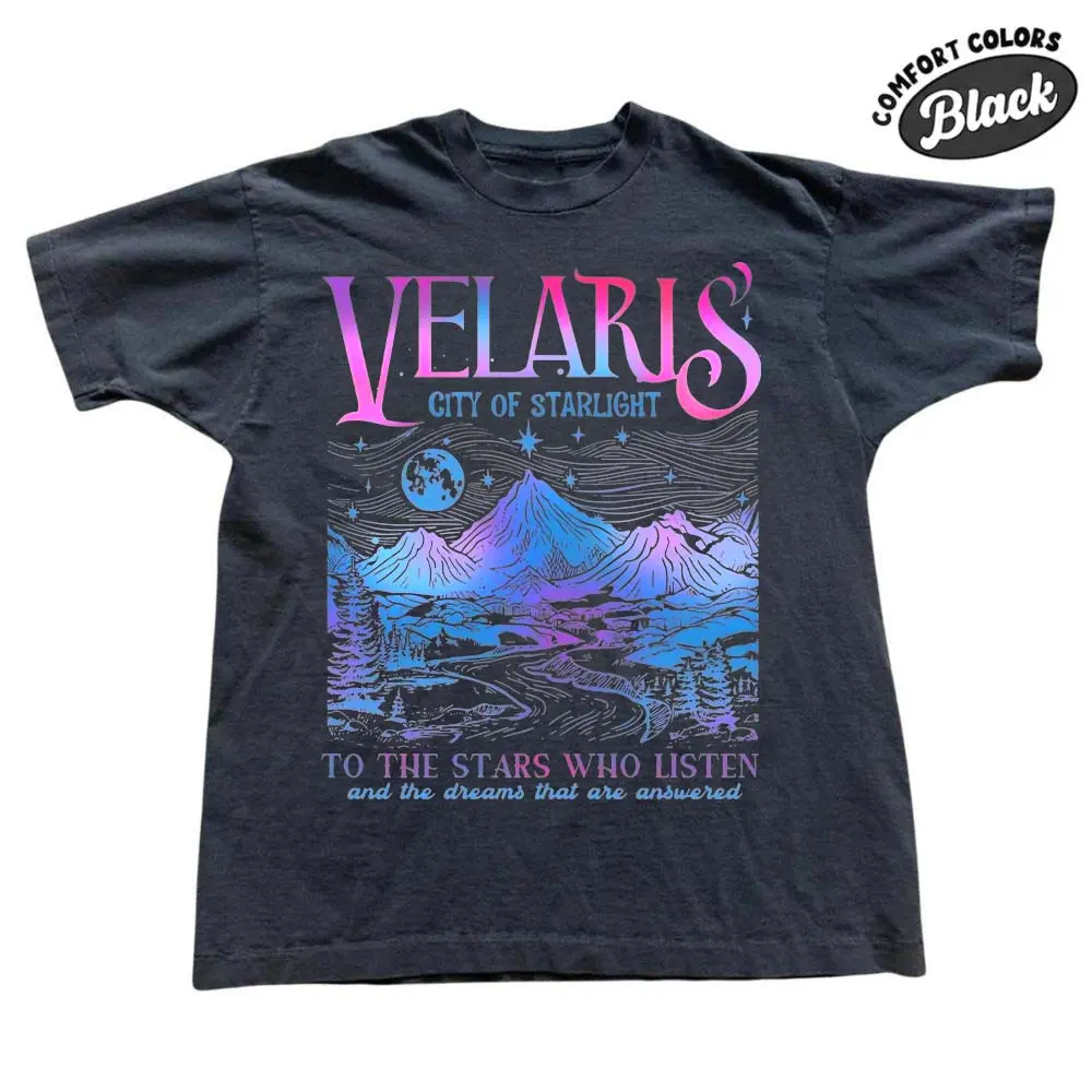 The Velaris City Of Starlight Comfort Color TShirt, Gift for Men, Gift for Women, Crew Neck T-shirt, Trending T-shirt