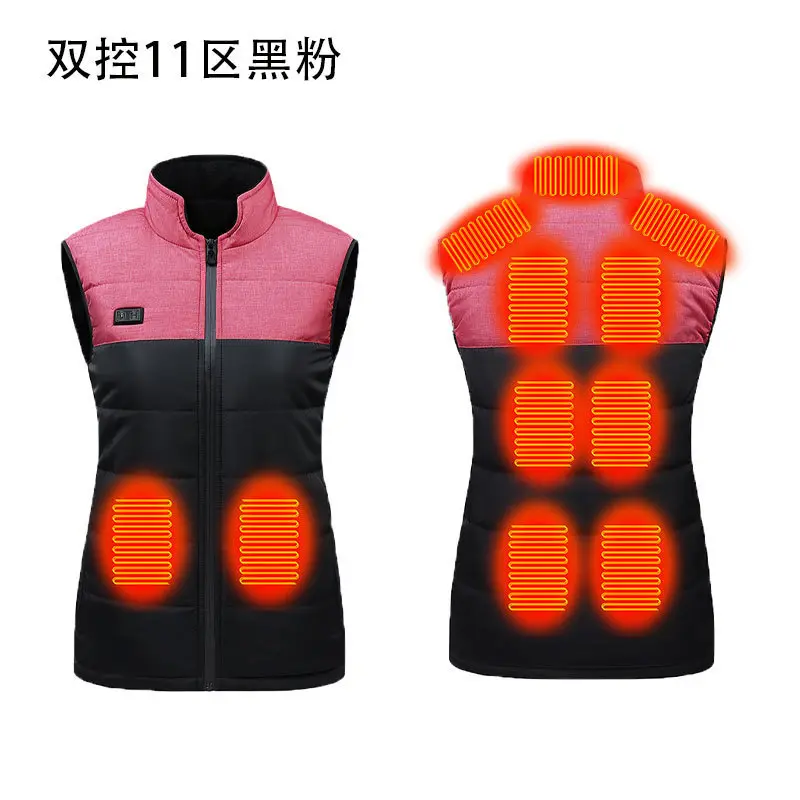 Double Control Eleven Zone Pink Black