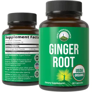 USDA Organic Ginger Root Capsules