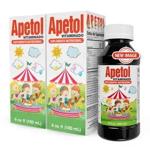 Apetol Appetite Booster & Brain Energy Liquid Vitamins for Kids & Adults, Supports Digestive Health, Memory & Vitality, 6 Fl Oz, 2-Pack