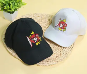 Embroidery Magikarp Cap Anime Magikarp Monster Hunter Style Embroidered Hat Gift Cap032