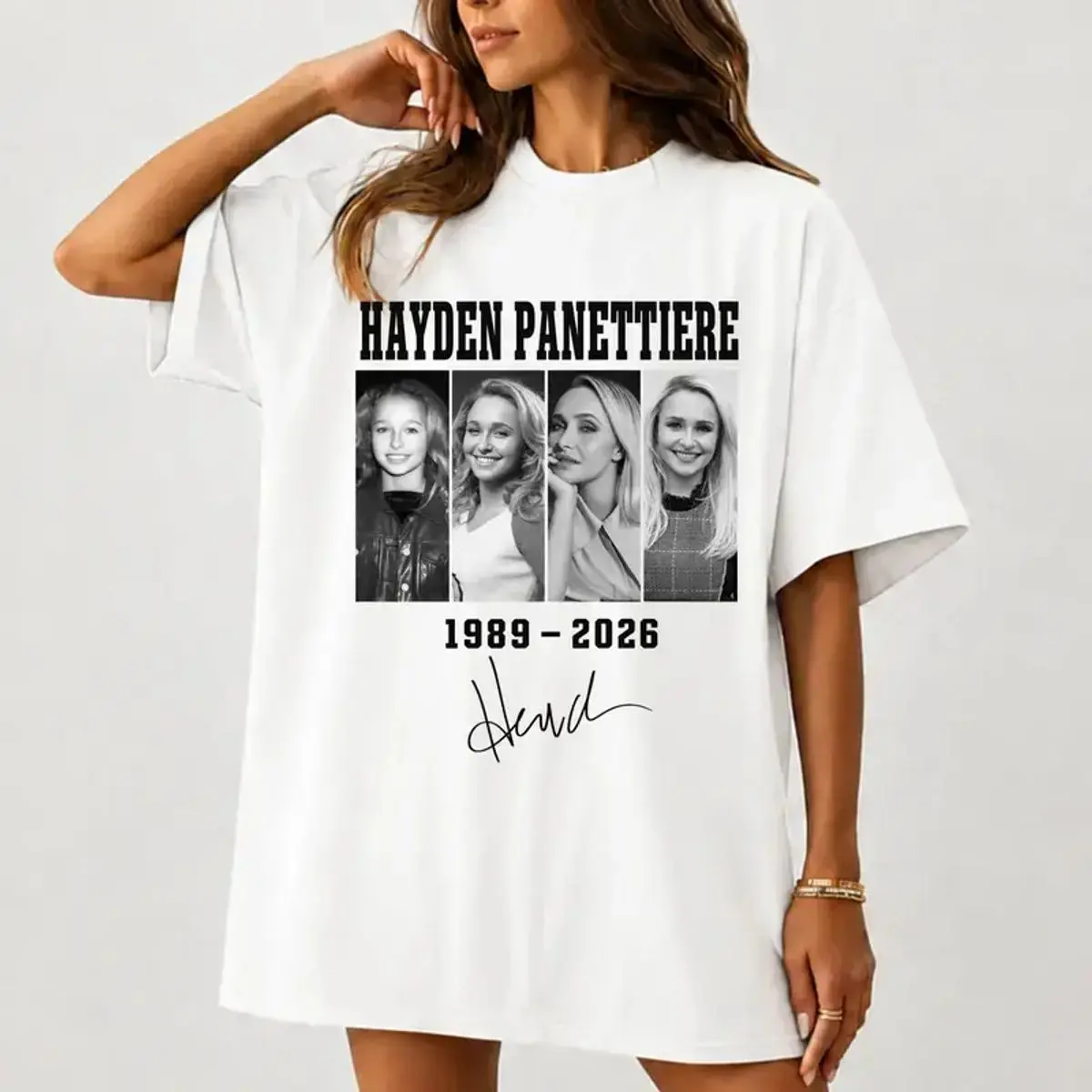 R.I.P Hayden Panettiere Forever In Our Hearts Memorial Shirt Sweatshirt Hoodie , Retro In Loving Memory Streetwear Angel Wings Apparel , Vintage Hayden Panettiere Graphic Top,Tribute Tee, Unisex Sweater Pullover Tee