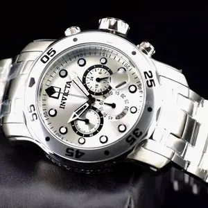 Brand New Men’s Invicta Watch - 48mm - Silver - 100% Authentic Invicta
