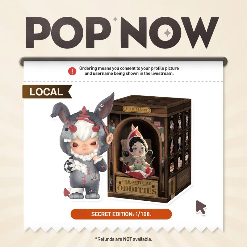[POP NOW] POP MART The Attic of Oddities Series Figures Blind Box
