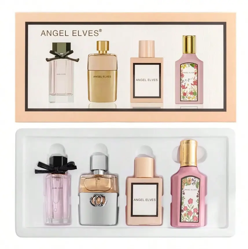 Floral Blooming Perfume for Women Lasting Fresh Light Fragrance Rose Parisian Scents Elegant Bottle Gift Box