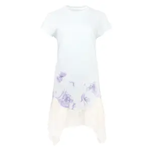 PUMA Womens Cs Short Sleeve Dress Casual Casual Dress - Blue