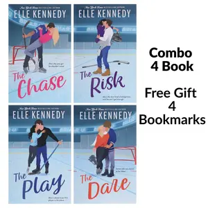 Briar U Hockey Romance Book Collection by Elle Kennedy, Complete 4 Book Set Including The Chase The Risk The Play and The Dare, Bestselling Sports Romance Paperback Series