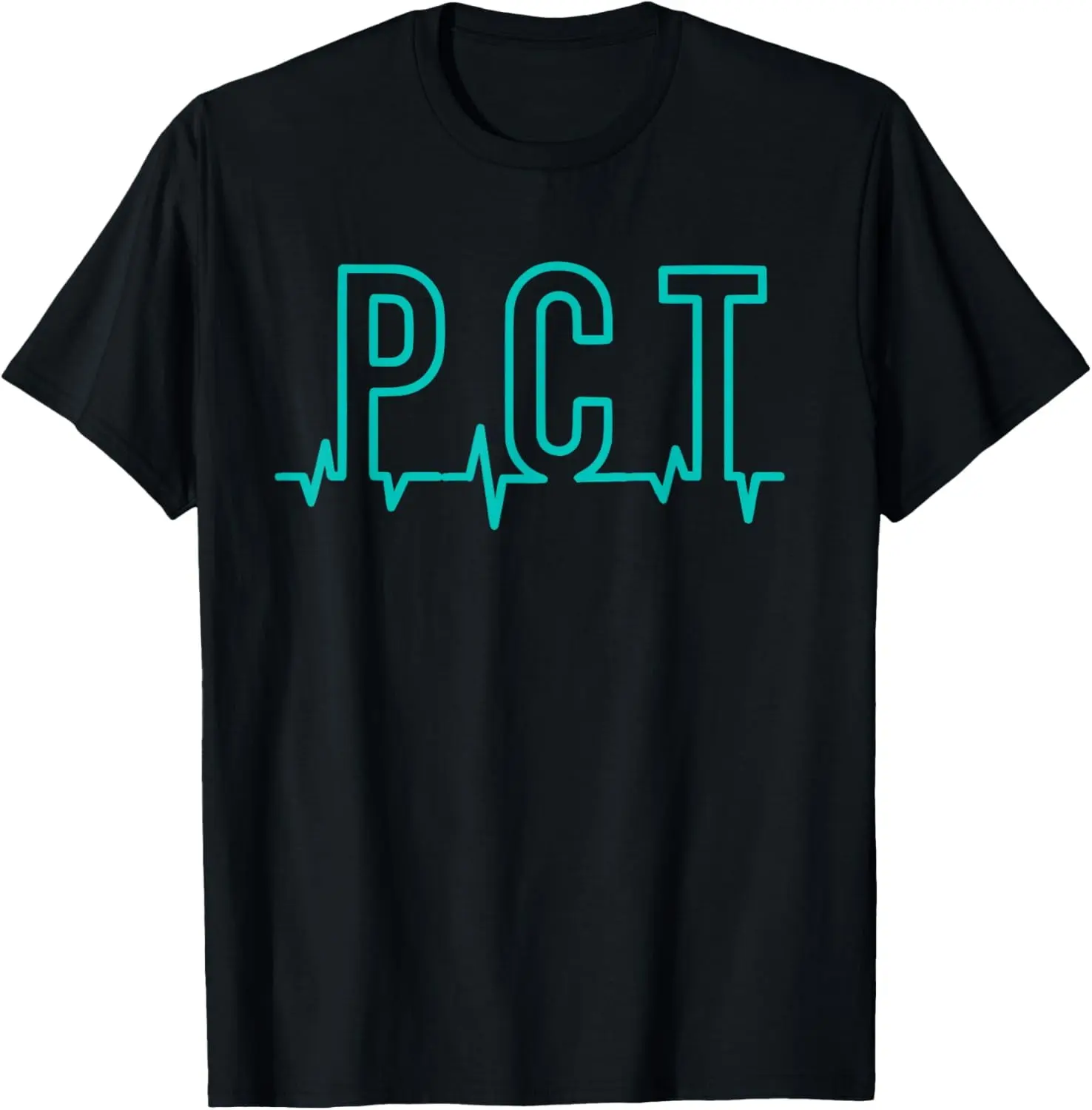 100% Cotton PCT Heartbeat Patient Care Technician Assistant Healthcare T-Shirt