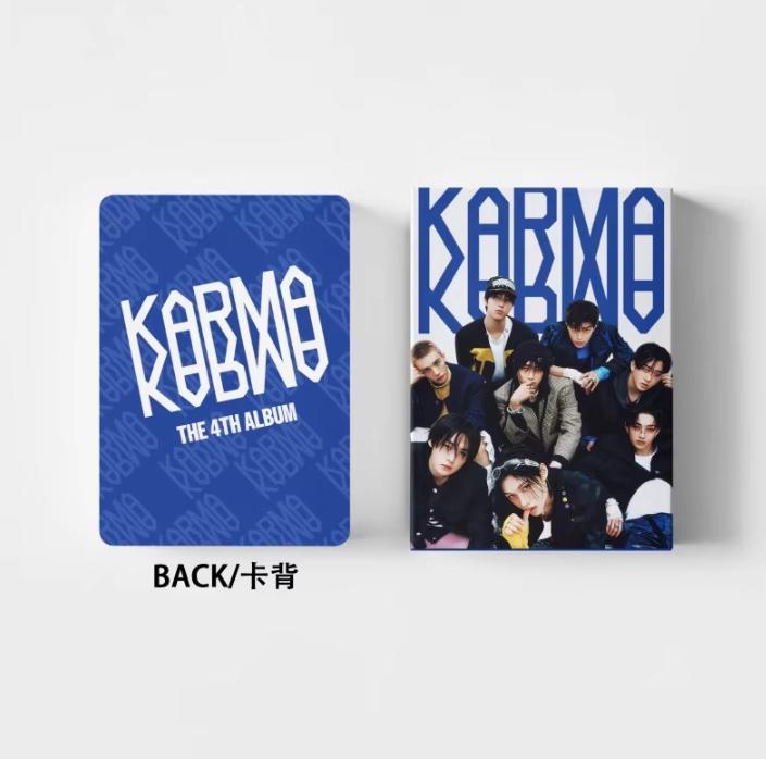 127pcs New Album KARMA HOP Photo Card Stickers Kpop Merch Lomo Cards Set Fans Collection Cards Gift
