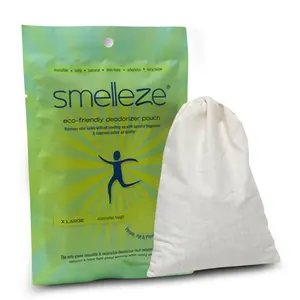 SMELLEZE Reusable Formaldehyde Odor Remover Deodorizer XXL Pouch: Rids Formaldehyde Smell Without Scents in 300 Sq. Ft.