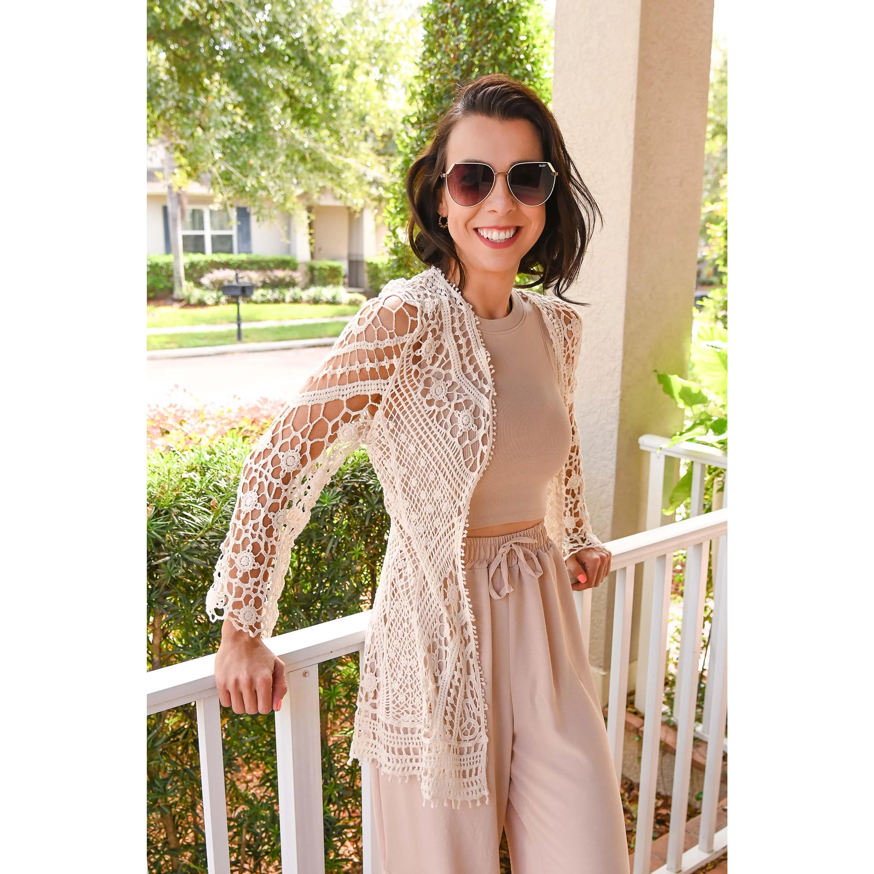 Khloe Crochet Kimono