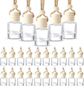 Set of 50 Empty Glass Perfume Bottles Designed for Car Air Fresheners, Ideal for Essential Oils And Aromatherapy, Perfect for Party Decorations, Without Battery tiktokshopspringglowup