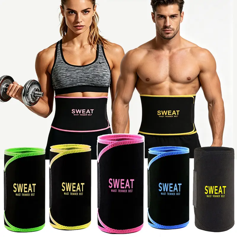 Women's Neoprene Waist Training Belt - Discreet Wrap-Around Sauna Belt, Compression Sauna Vest Shapewear with Fitness Waist Band, Sports Tummy Control & Exercise Waistband for Workouts, S-2XL Sizes