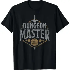 BelleHeaven Dungeons &amp;   Dragons Dungeon Master T-Shirt   Graphic tees