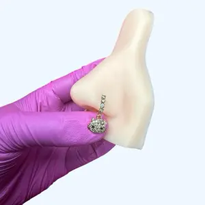 Kitten Nose Ring, Dangling Nose Ring