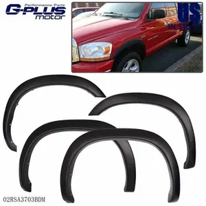 Fit For 02-08 Ram 1500 03-09 Ram 2500/3500 Pocket Rivet Style Fender Flares 4pcs