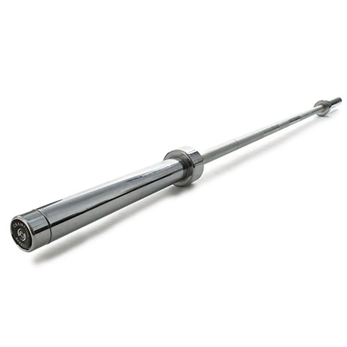 Champion Barbell 47 lbs Olympic Powerlifting Bar - Chrome-Moly Steel, Bronze Bushings, Center Knurled, Smooth Sleeves, for Heavy Resistance Training, Heavy Resistance Bars
