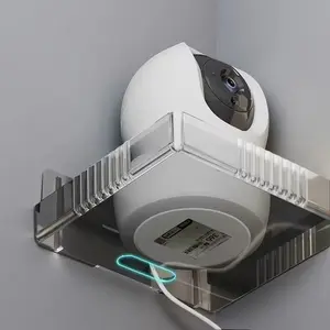 No-Drill Security Camera Mount, Durable Adhesive Base, Indoor/outdoor Use, Easy Installation, Ideal for Home, Office, Retail Spaces