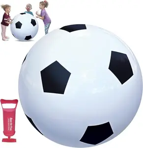Jumbo Soccer Ball | Giant and Inflatable | Huge 30" in Diameter - Durable Massive Soccer Ball | Pump Included