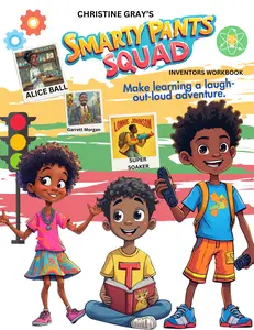 Smarty Pants Squad Inventors Workbook, 2nd- 5th Grade Reading Comprehension Workbook, Homeschool Children's Workbook