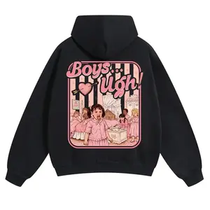 Unisex “Boys...Ugh!” Funny Valentine Hoodie – 90s Movie Quote Graphic Streetwear