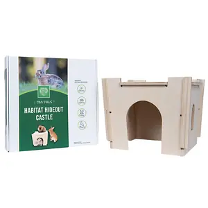 Tiny Paws Habitat Hideout Castle - Medium