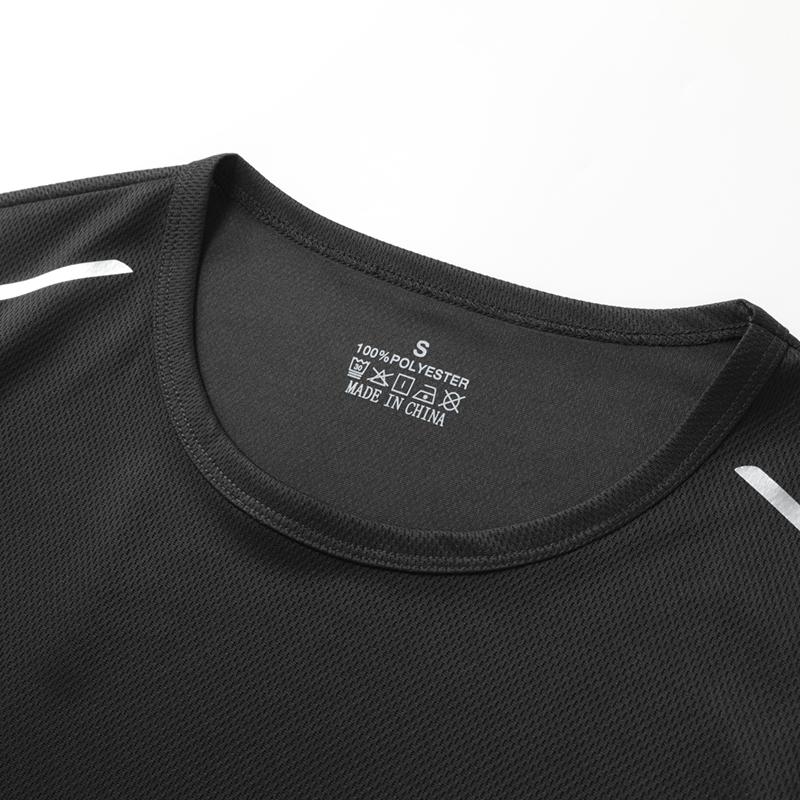 6pcs Set Summer Ice Sliky Fiber Fabric Men's Sleeveless T-Shirt Sports Quick-Dry Vest New Breathable Stretch Tank Top