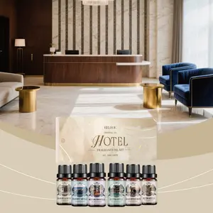 Hotel Aromatherapy Essential Oil Gift Set, 60ML (10ML X 6), Fresh Scent, Woody Aroma, Home Office Use, Aromatherapy Oils, Aromatherapy Diffuser Oil