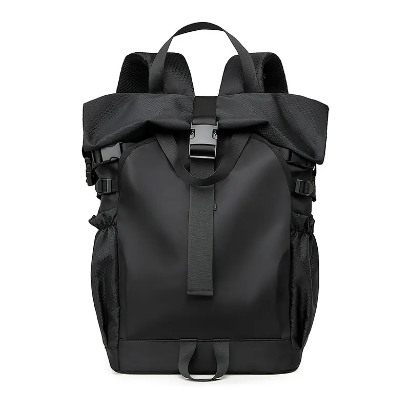 Street trend functional style backpack for men, lightweight outdoor sports backpack, large capacity casual backpack