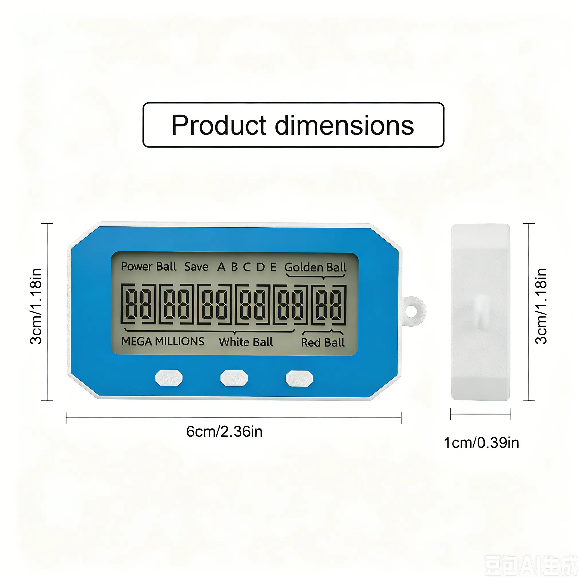Portable Handheld Digital Display Random Number Selector, Casual Automotive & Motorcycle Car Electronics Accessory for Bingo Games, Classroom Activities, Team-Building Events