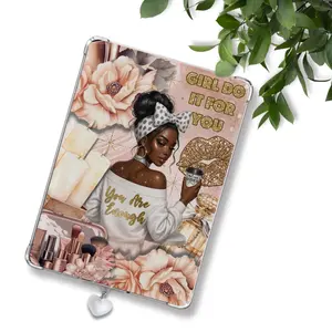 Do it for You Brown Girl Sticker Look Kindle Insert for Clear Case | Bookish Accessories