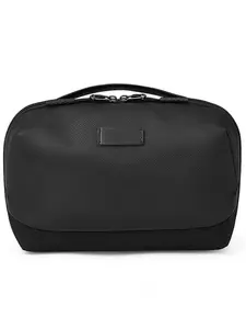 Travel Electronics Organizer Bag, Waterproof USB Cable SD Card Hard Drive Power Bank Camera Storage, Soft Shell, Fully Openable